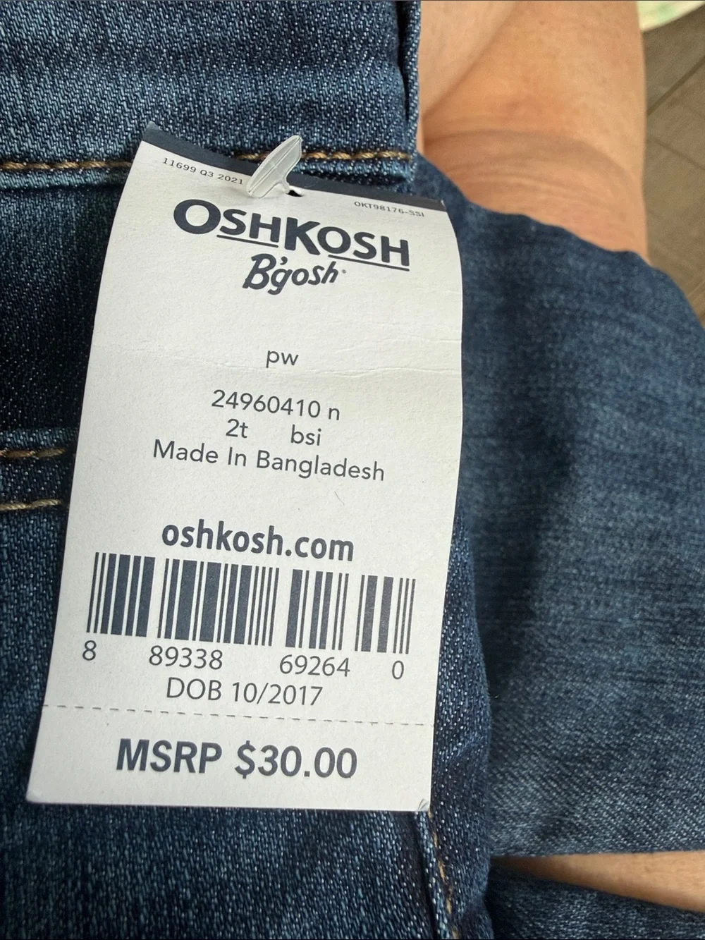 OshKosh B'gosh Kids Denim Jeans - Multiple Blue Washes